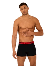 Muchachomalo Light Cotton Solid black/red boxer short