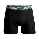 Muchachomalo Light Cotton Solid black/green boxer short