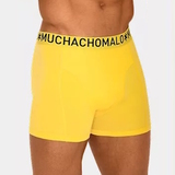 Muchachomalo Light Cotton Solid yellow boxer short