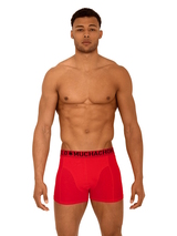 Muchachomalo Light Cotton Solid red boxer short