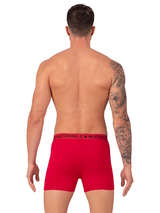 Muchachomalo Light Cotton Solid red boxer short