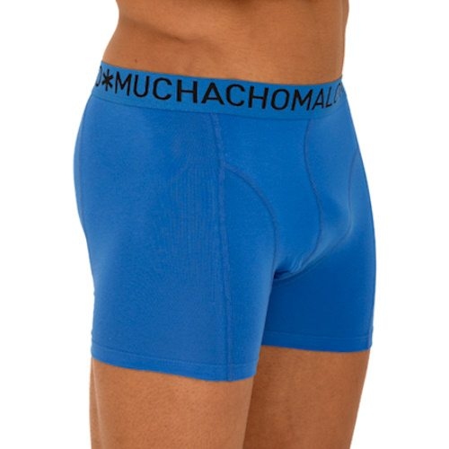 Muchachomalo Light Cotton Solid cobalt boxer short