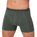 Muchachomalo Light Cotton Solid khaki boxer short