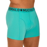 Muchachomalo Light Cotton Solid aqua boxer short