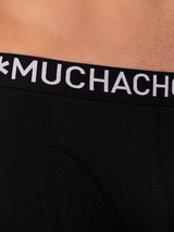 Muchachomalo Light Cotton Solid black boxer short