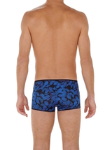 HOM Quentin blue/print sport trunk