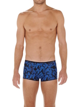HOM Quentin blue/print sport trunk