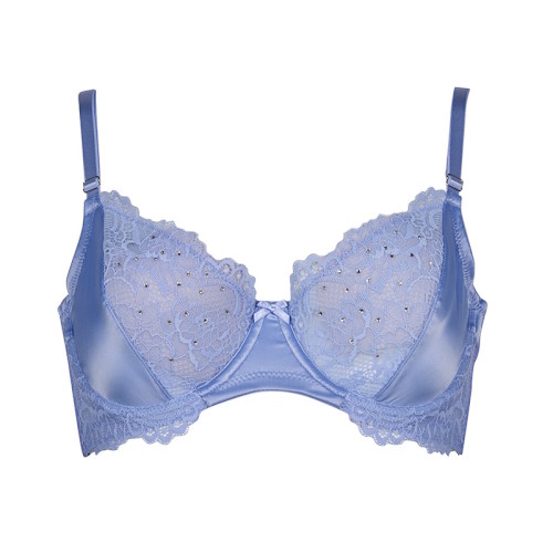 After Eden D-Cup & Up Severine baby blue non-padded bra