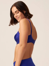 Naturana Minimizer purple/print wireless bra