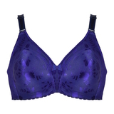 Naturana Minimizer purple/print wireless bra