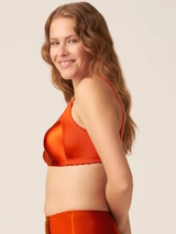 Naturana Minimizer orange wireless bra