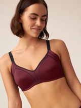 Naturana Minimizer bordeaux wireless bra