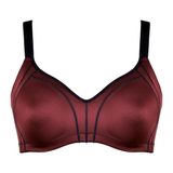 Naturana Minimizer bordeaux wireless bra