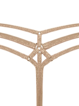 Marlies Dekkers Space Odyssey gold glitter thong