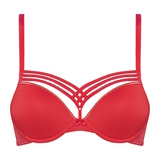Marlies Dekkers Dame de Paris poppy red push up bra