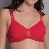 Rosa Faia Abby red non-padded bra