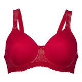 Rosa Faia Abby red non-padded bra