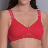 Rosa Faia Abby red wireless bra