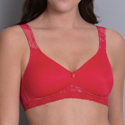 Rosa Faia Abby red wireless bra