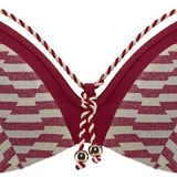 Marlies Dekkers Swimwear Neptuna red/print push up bikini bra