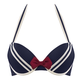Marlies Dekkers Swimwear Sailor Mary navy blue/ivory push up bikini bra