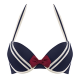 Marlies Dekkers Swimwear Sailor Mary navy blue/ivory push up bikini bra