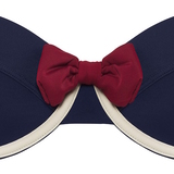 Marlies Dekkers Swimwear Sailor Mary navy blue/ivory padded bikini bra