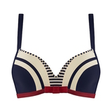 Marlies Dekkers Swimwear Starboard navy/red push up bikini bra