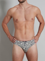 Tom Tailor Camo black/khaki men brief