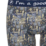 A Fish Named Fred Oscar navy/print boxer short