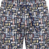 A Fish Named Fred Cinema Tickets navy/print pyjama pant