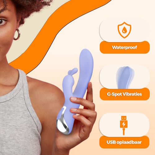 PureVibe LELA purple rabbit vibrator