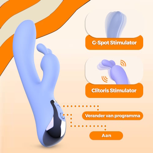 PureVibe LELA purple rabbit vibrator