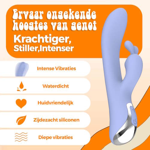 PureVibe LELA purple rabbit vibrator