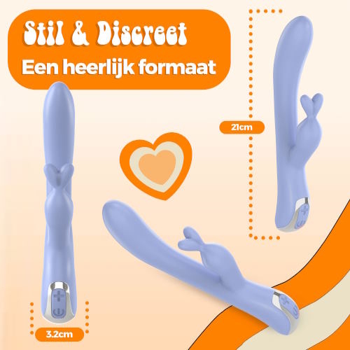 PureVibe LELA purple rabbit vibrator
