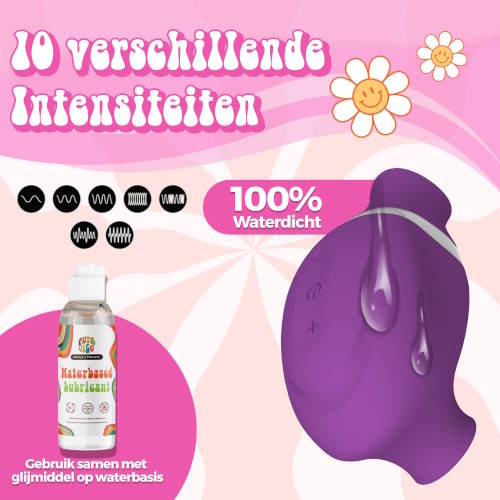 PureVibe Oral Air-Pulse Lover purple clitoris vibrator