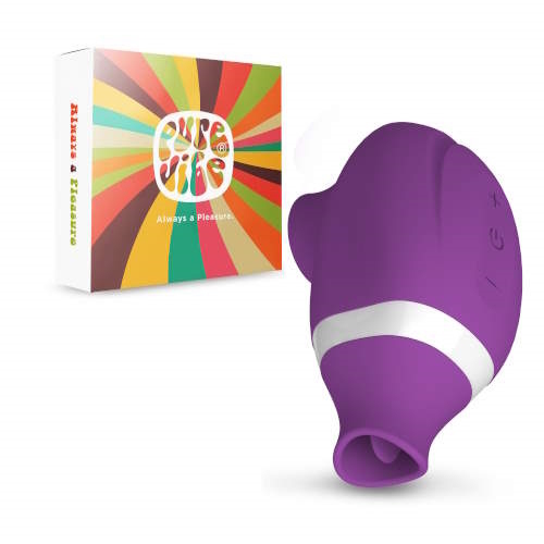 PureVibe Oral Air-Pulse Lover purple clitoris vibrator