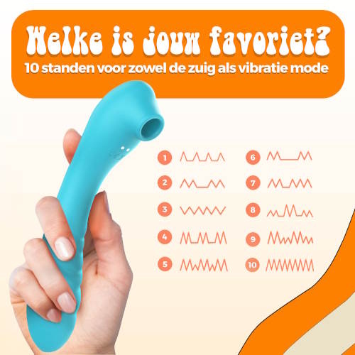 PureVibe Vibrating Air-Pulse Massager blue clitoris vibrator