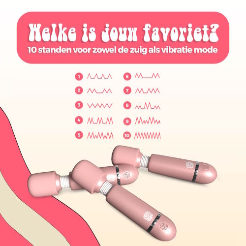 PureVibe ItsyBitsy pastel pink wand vibrator
