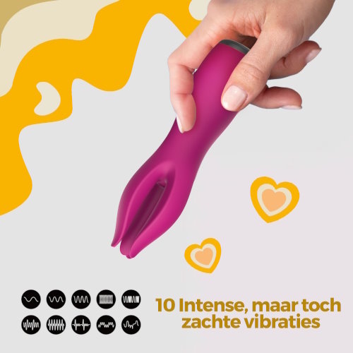 PureVibe Bliss Blossom purple wand vibrator