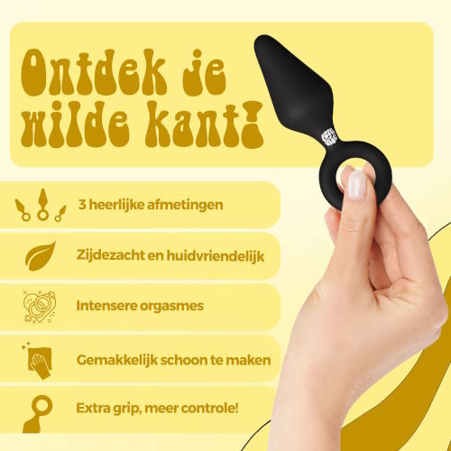 PureVibe Arousel black anal toy