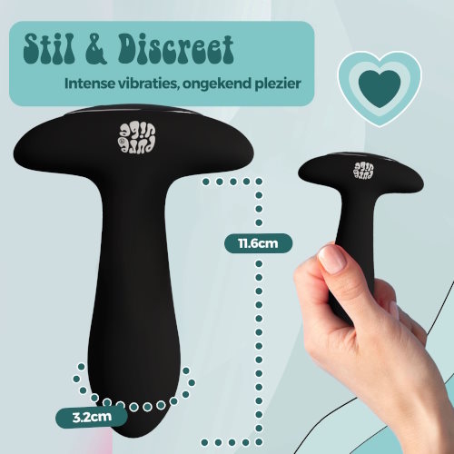 PureVibe Yippie Plug black anal toy