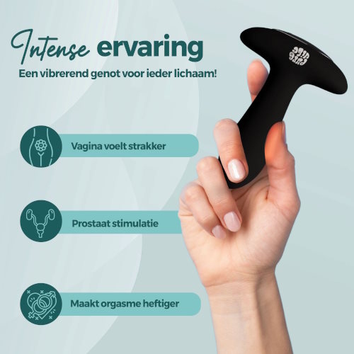 PureVibe Yippie Plug black anal toy