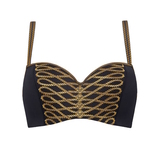 Marlies Dekkers Pirate Queen black/gold padded bra