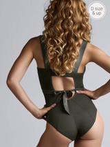 Marlies Dekkers Swimwear Cache Coeur green bathingsuit