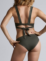 Marlies Dekkers Swimwear Cache Coeur green push up bikini bra