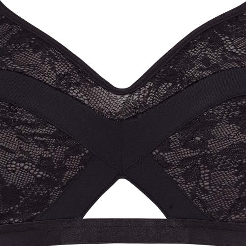 Marlies Dekkers Wing Power grey/black padded bra