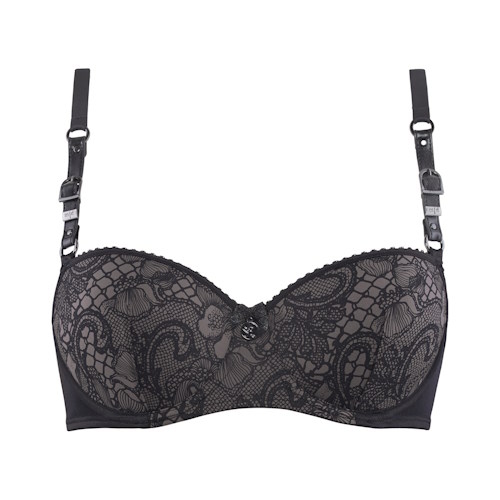 Marlies Dekkers Lioness of Britanny grey/black padded bra