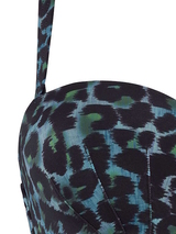 Marlies Dekkers Swimwear Panthera black/green padded bikini bra