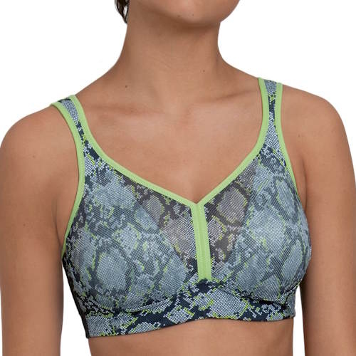 Anita Active Air Control Delta Trail grey/print sport bra